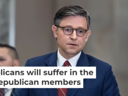 House Speaker Mike Johnson will have to defend a narrow majority in the 2026 elections. A near-record number of retiring Republicans won’t make that task easier. J. Scott Applewhite/AP